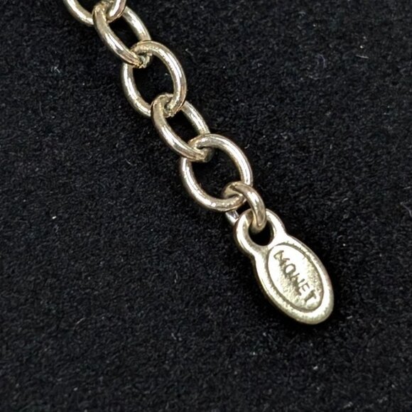 Vintage Monet Dainty Rhinestone Necklace - Picture 8 of 9